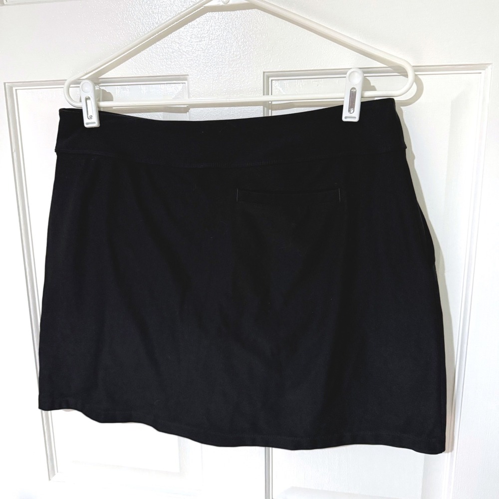 Nike Golf Dri-FIT Black Skort Women Large Athletic Tennis Skirt with Shorts - Picture 3 of 6